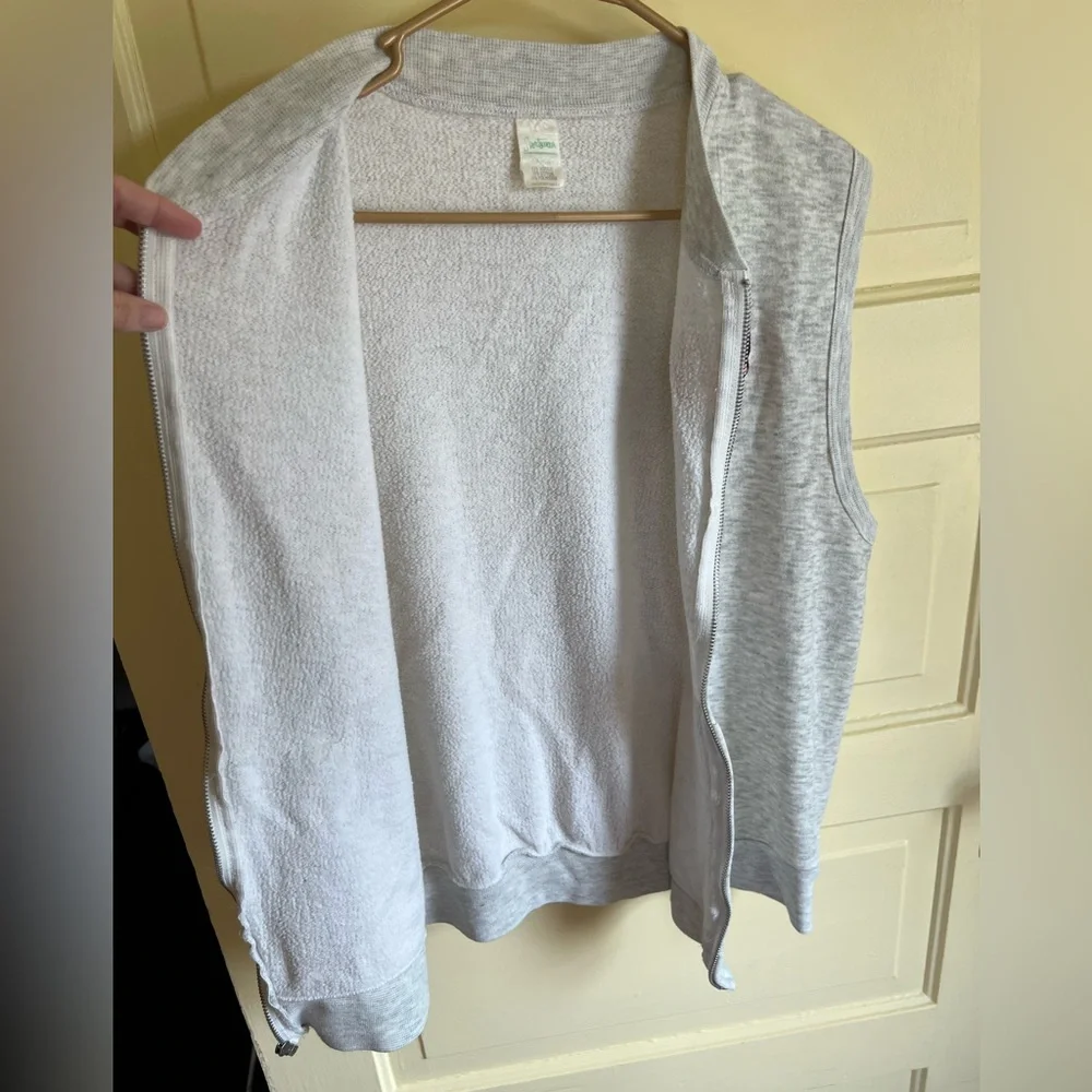 Vintage Sweatshirt Vest- Commander Video- Gray- Large - Picture 8 of 12
